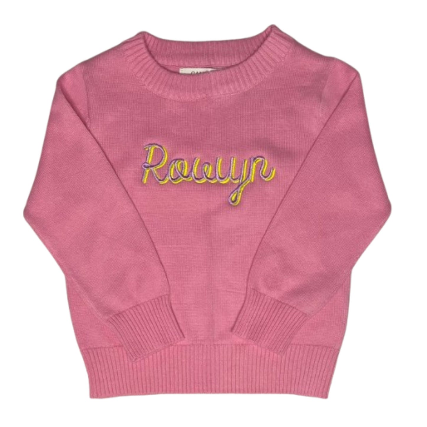 Script Name Sweater