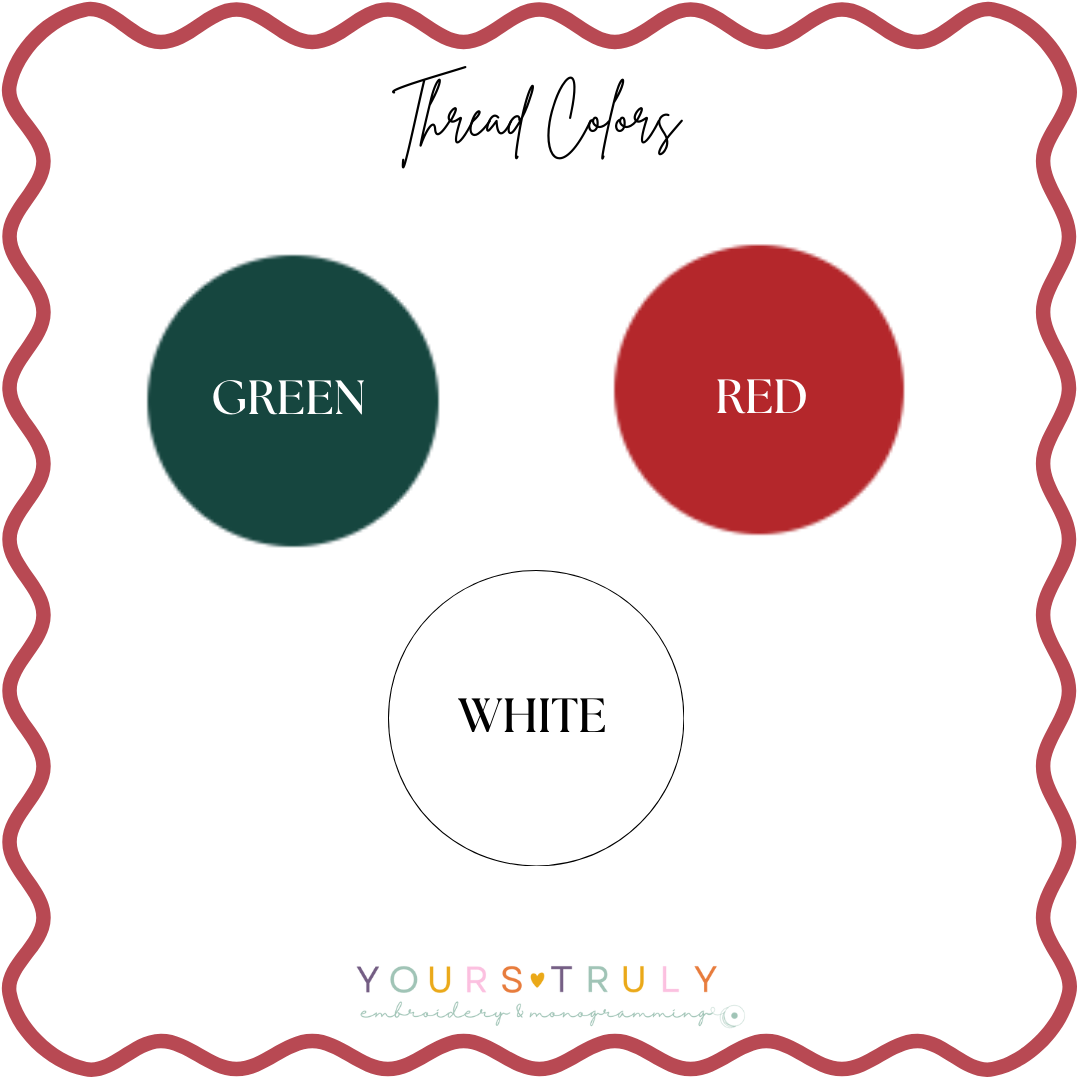 Embroidered Santa Sack