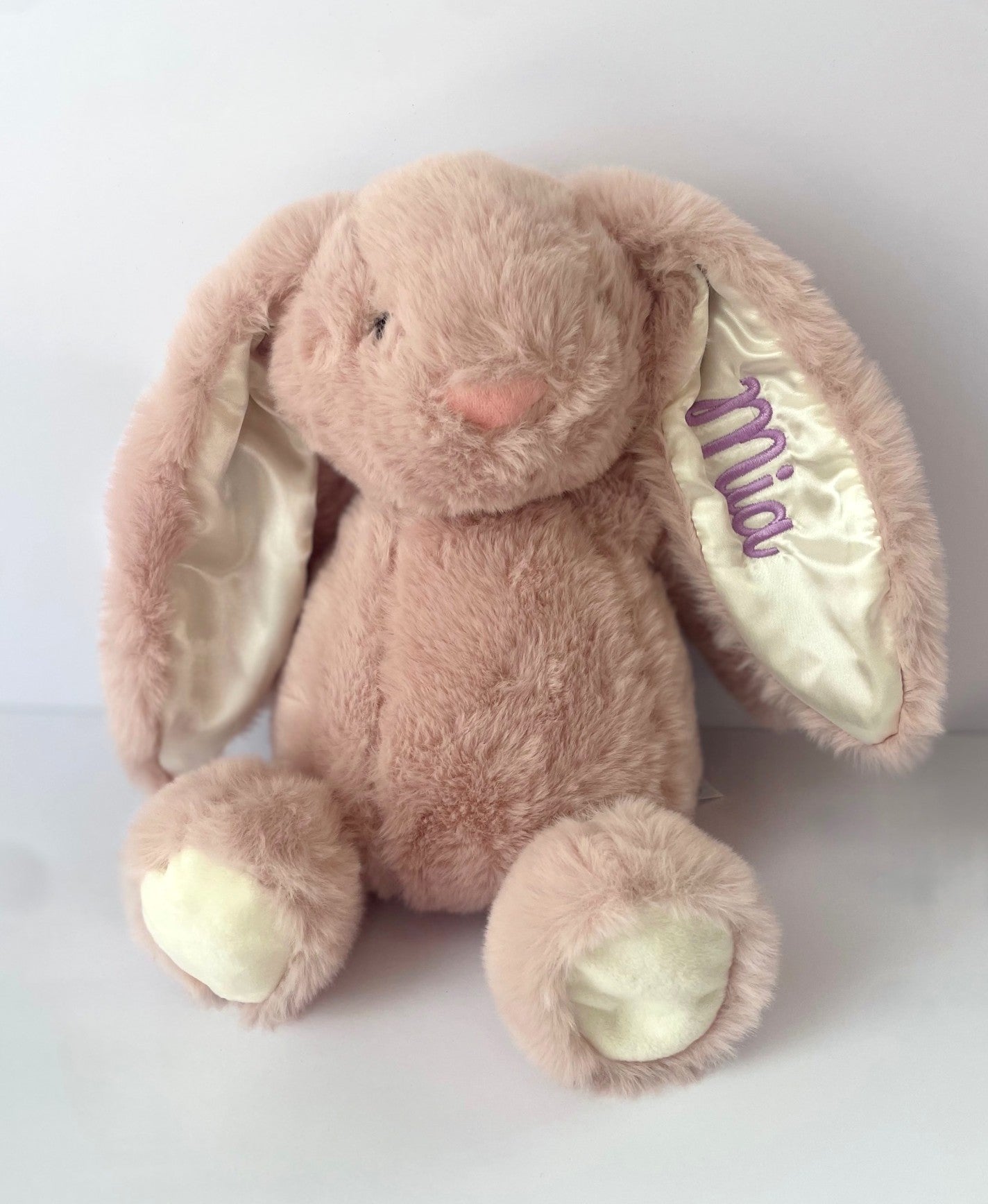 Rattle Plush Monogram Bunny