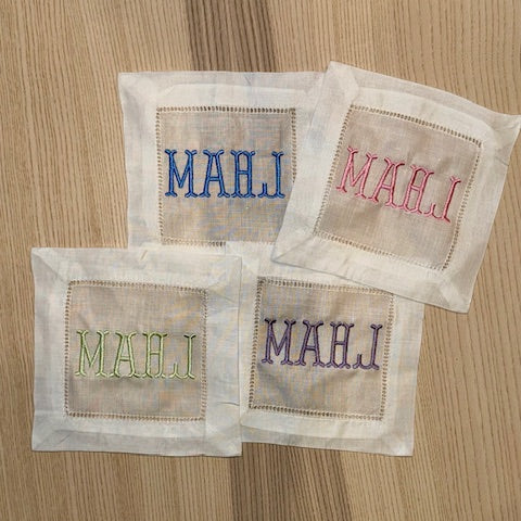 "Mahj" Cocktail Napkins (set of 4)