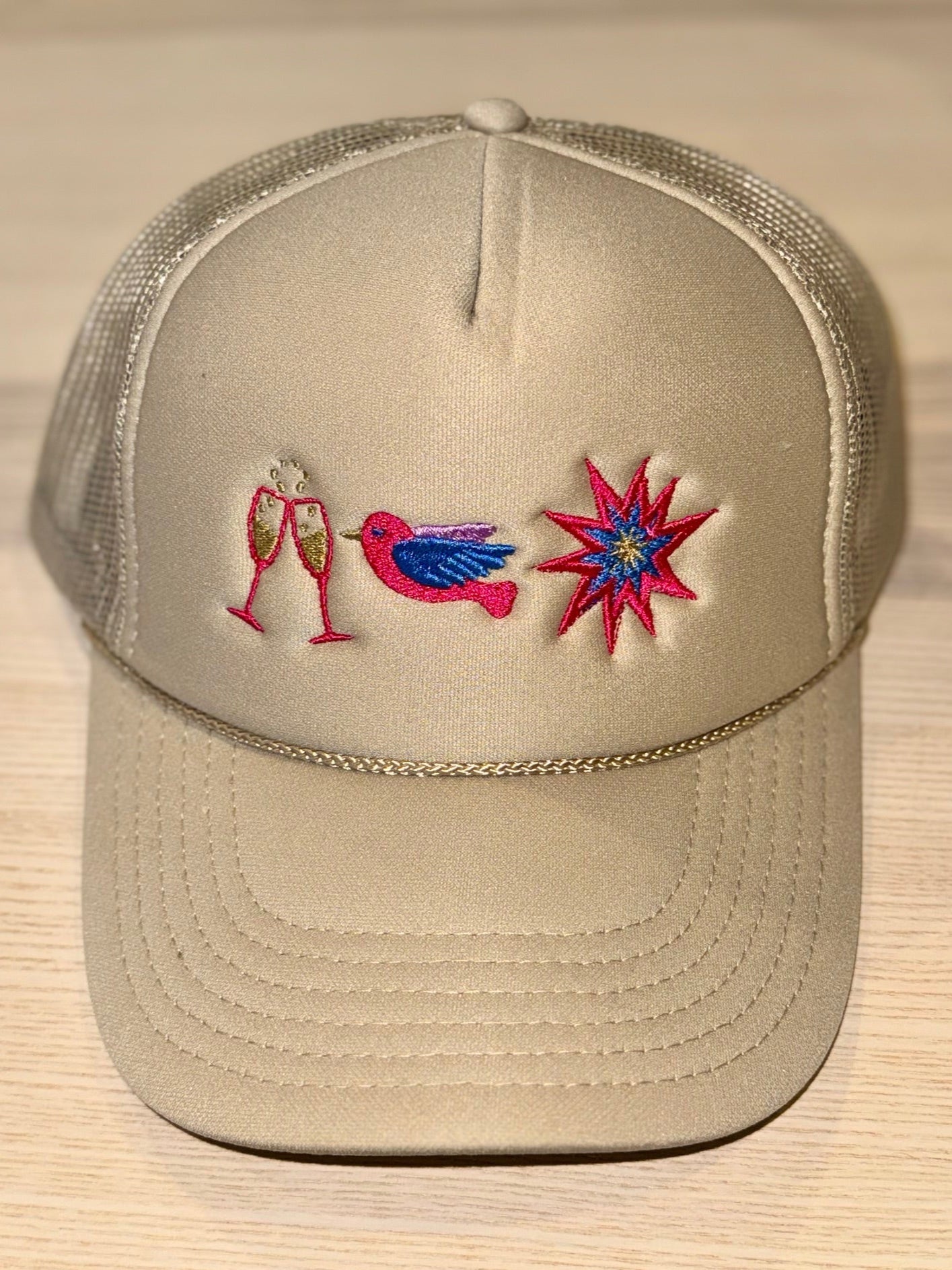 Mahj Hat - Cheers Birdie Bam