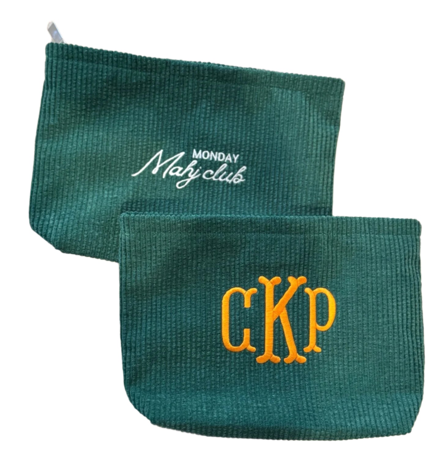 Mahjong Zipper Pouch - Monogram ADD ON (ONLY for Rocky Mountain Mahjong League Members)