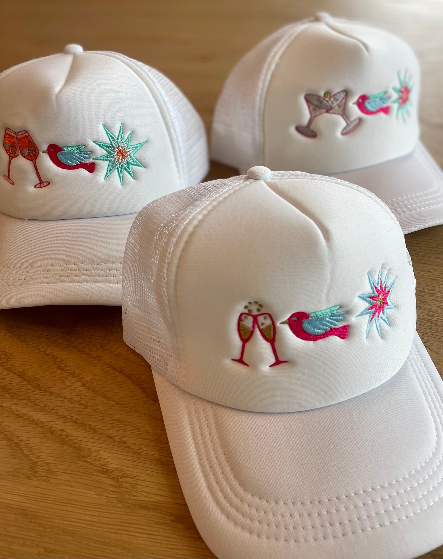 Mahj Hat - Cheers Birdie Bam