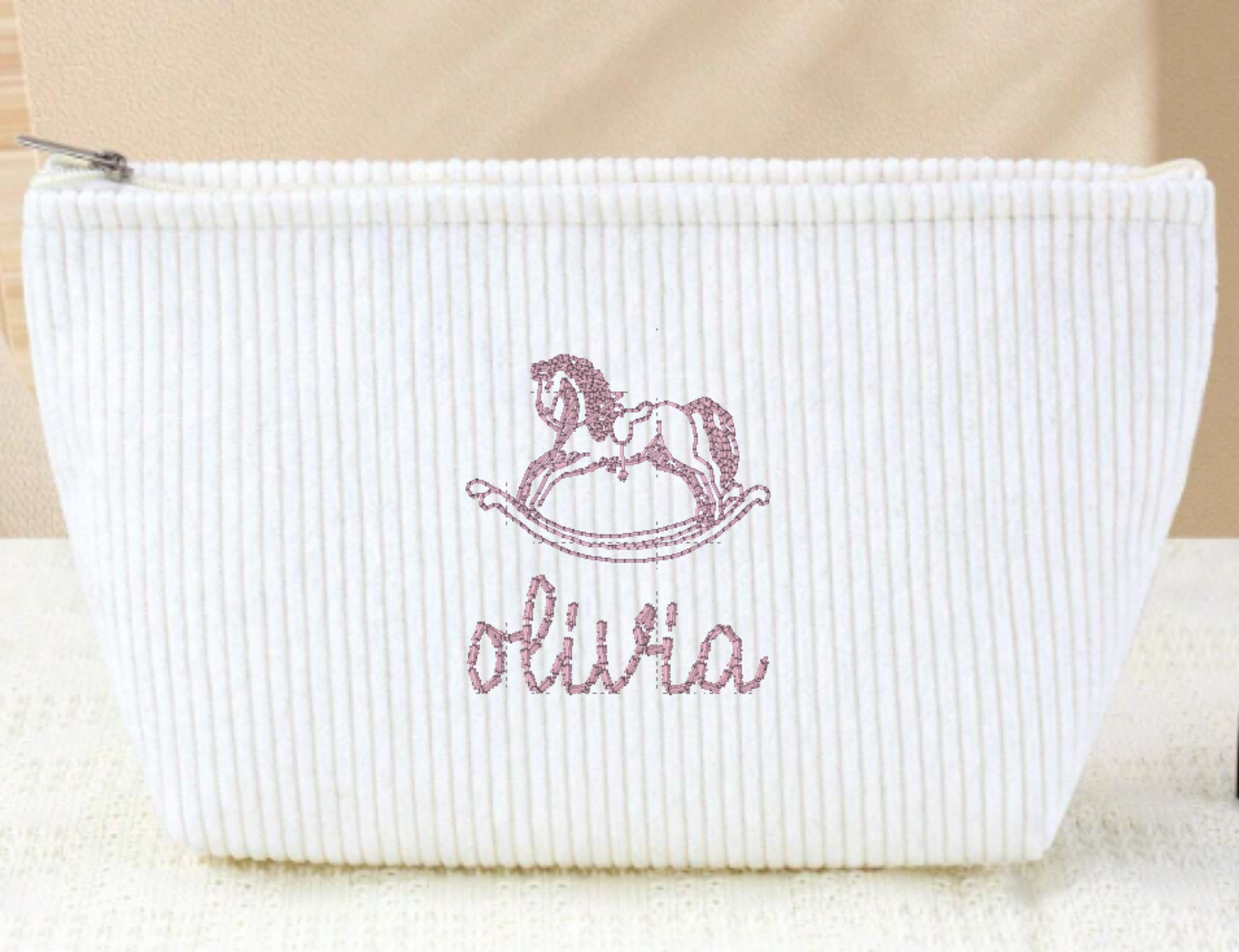Custom Embroidered Baby Toiletry Pouch