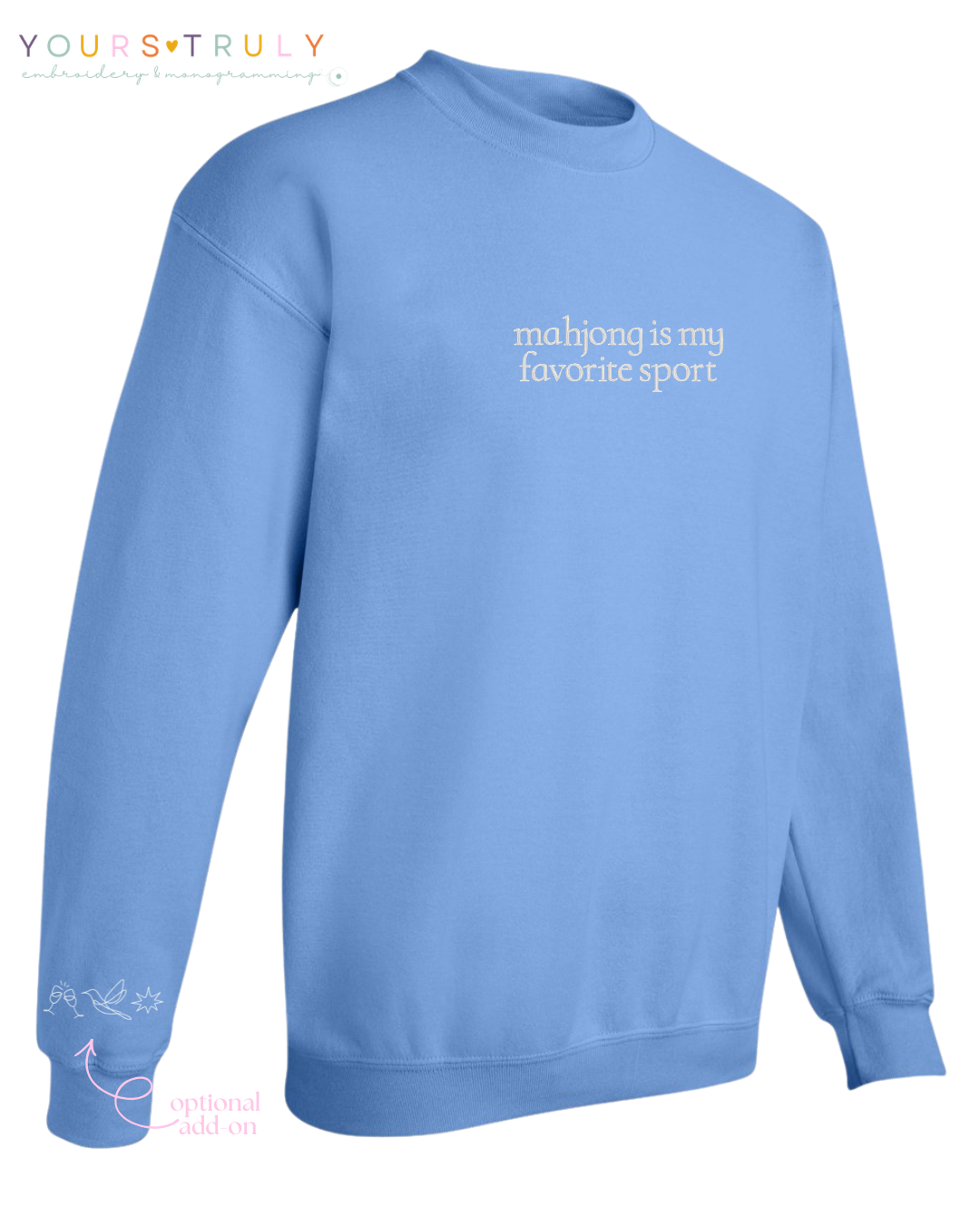 'mahjong is my favorite sport' Sweatshirt