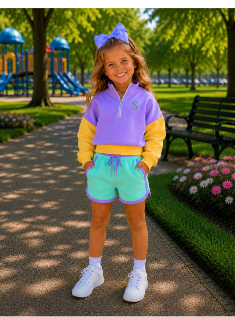 Color Block Short Sets - PRE ORDER