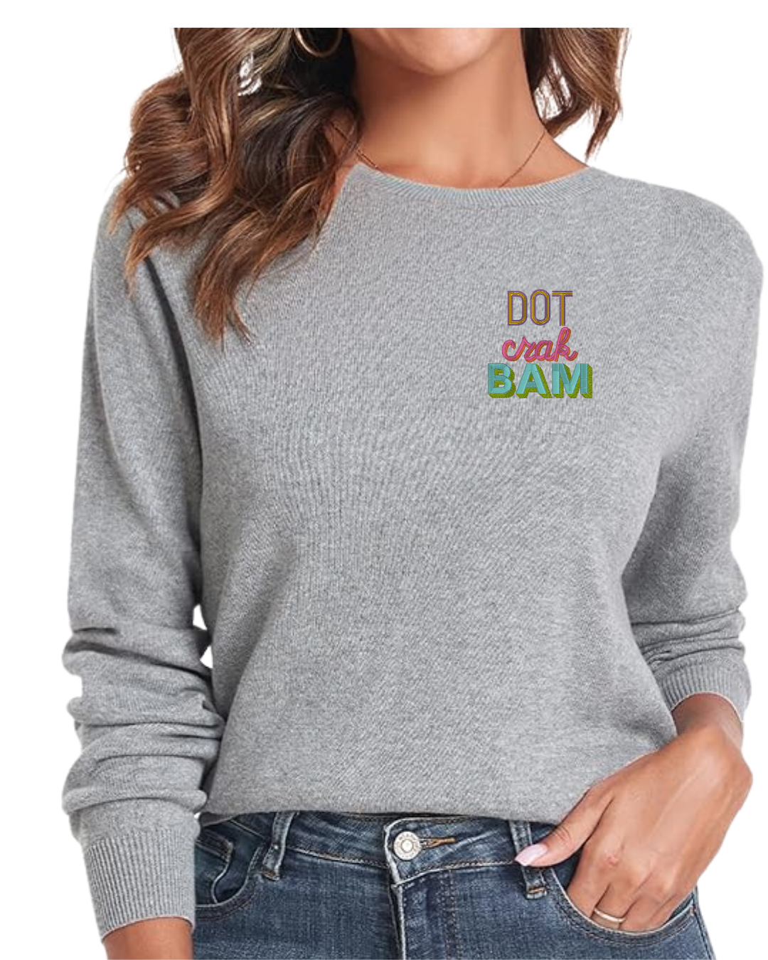 Mahjong Motif Sweater