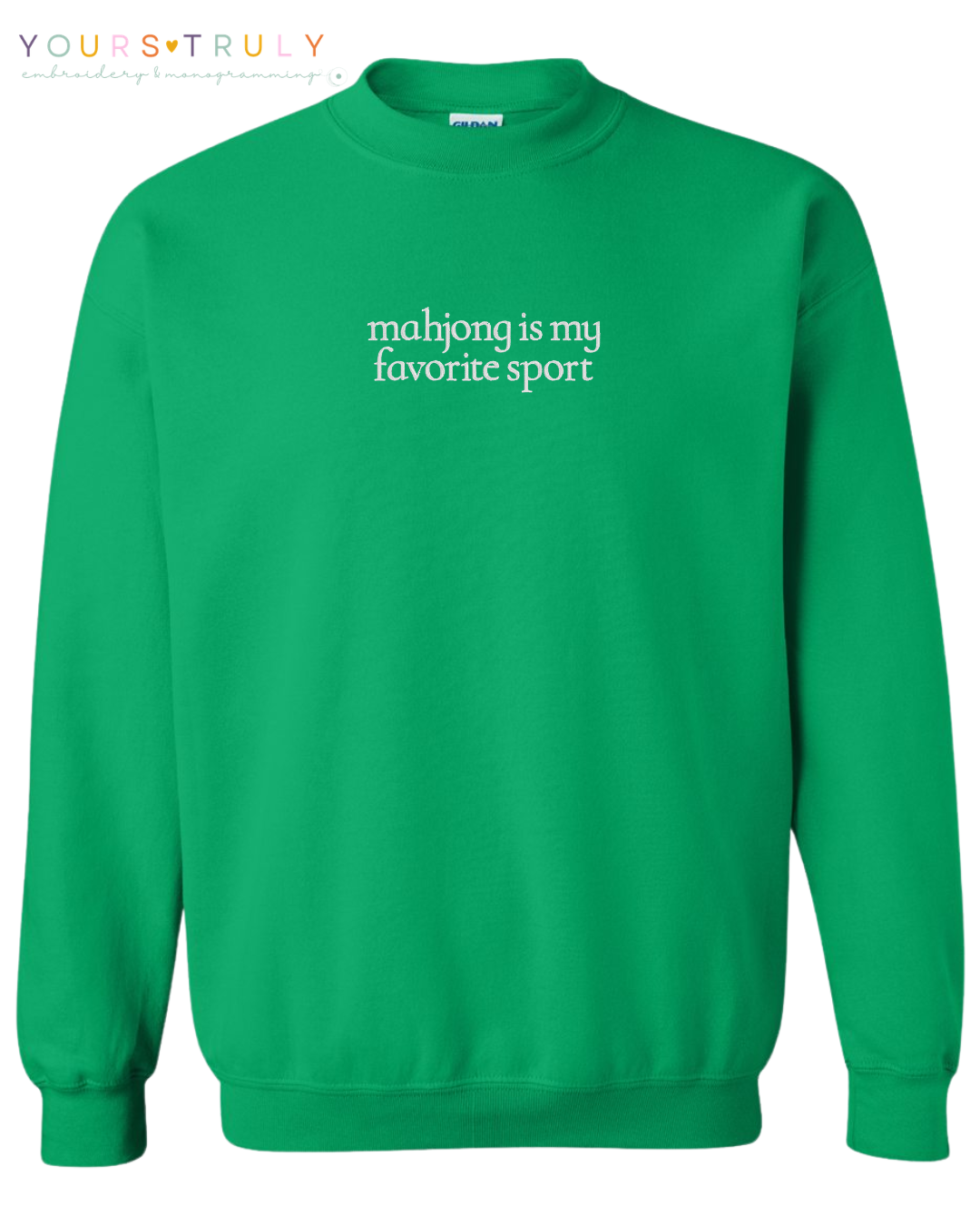'mahjong is my favorite sport' Sweatshirt