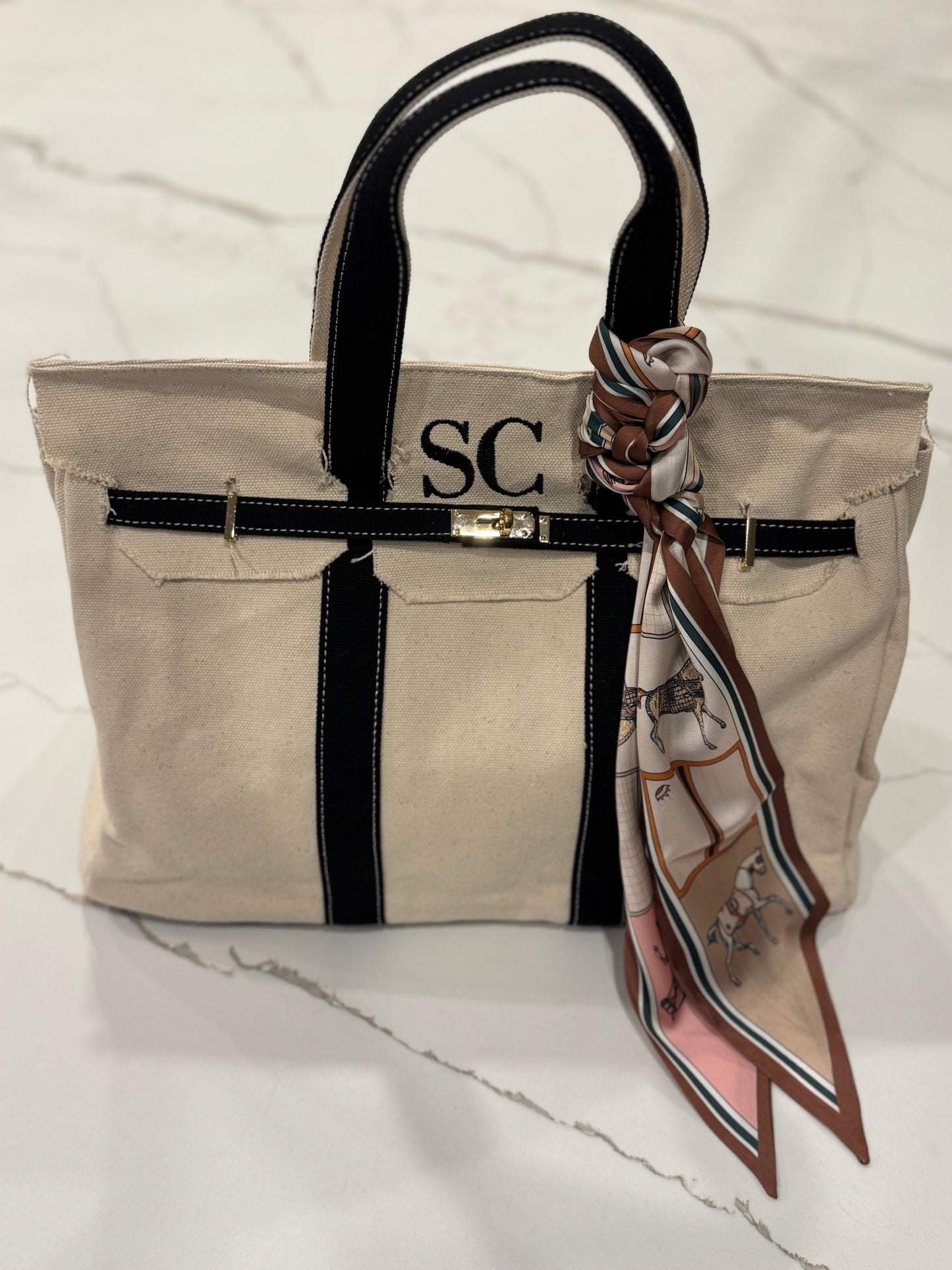 Monogrammed Boatkin Bag