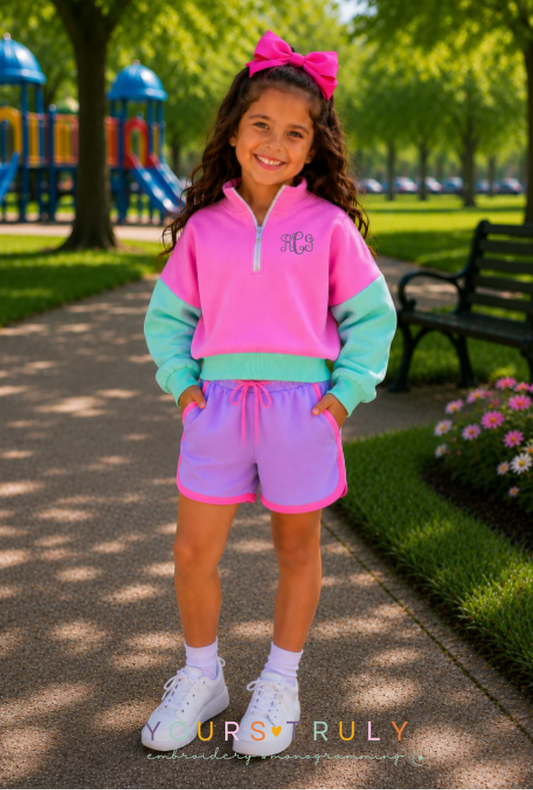 Color Block Short Sets - PRE ORDER