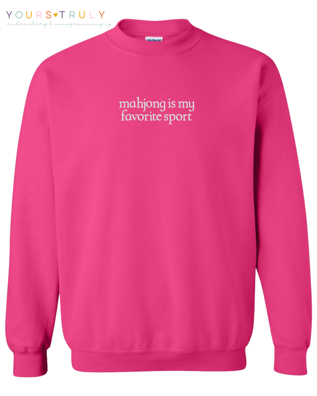 'mahjong is my favorite sport' Sweatshirt