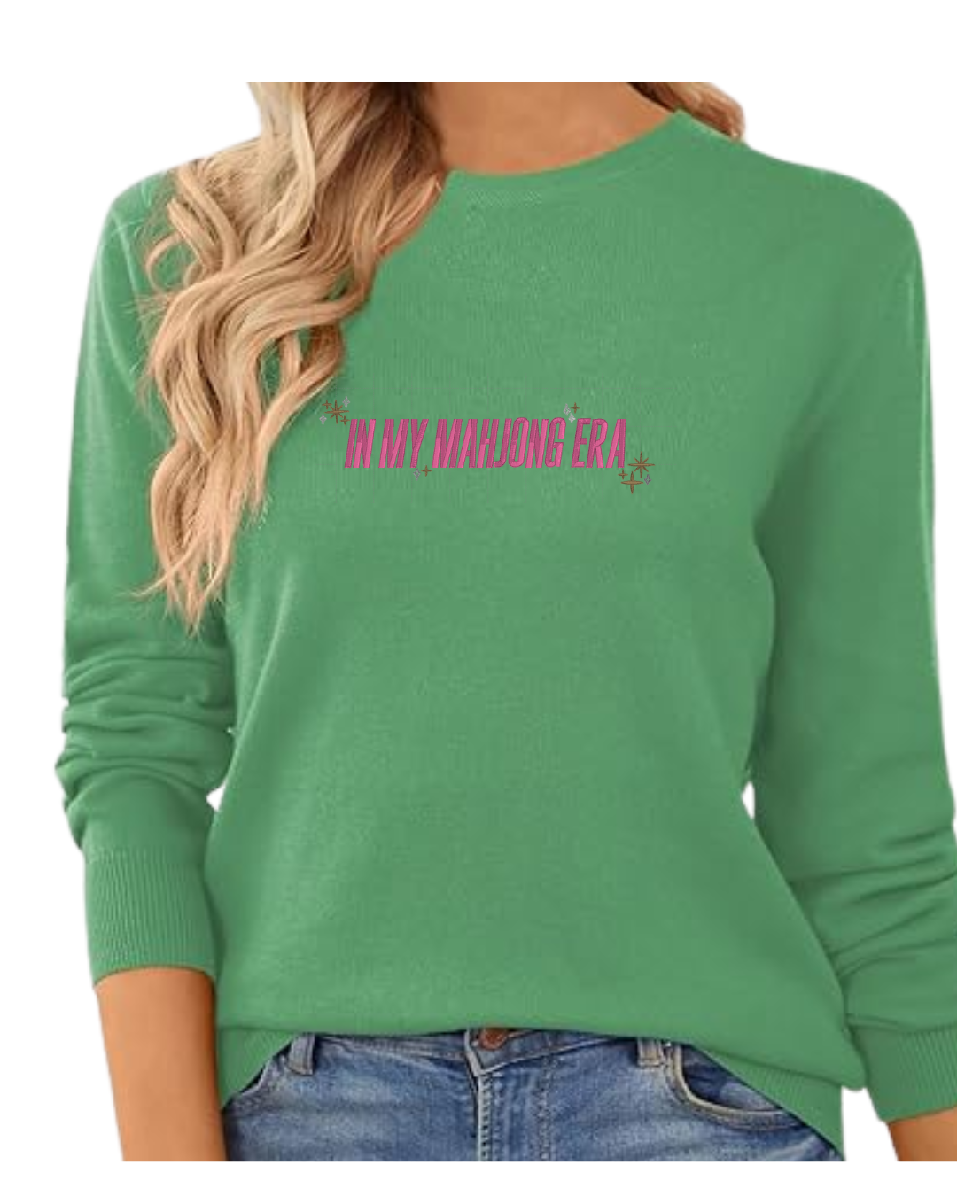 Mahjong Motif Sweater