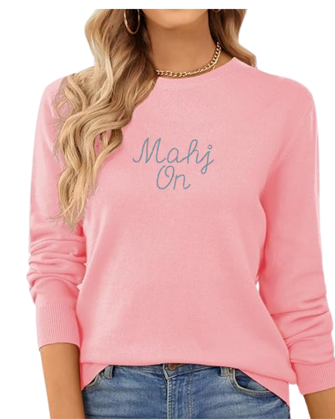 Mahjong Motif Sweater