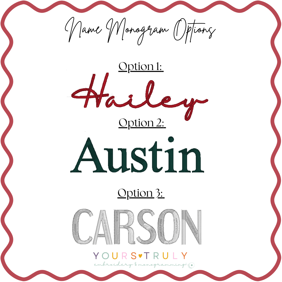 Embroidered Santa Sack