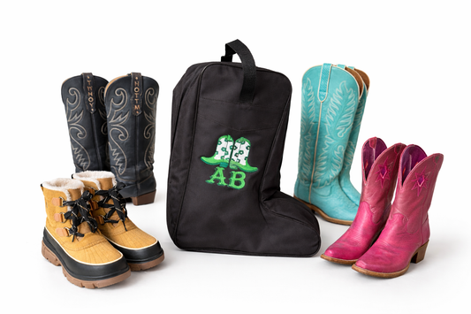 Monogrammed Boot Bag