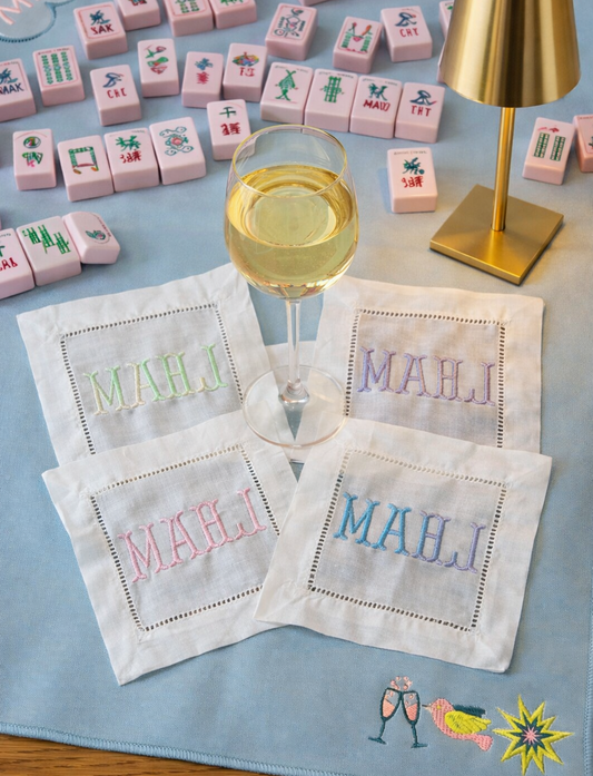 "Mahj" Cocktail Napkins (set of 4)