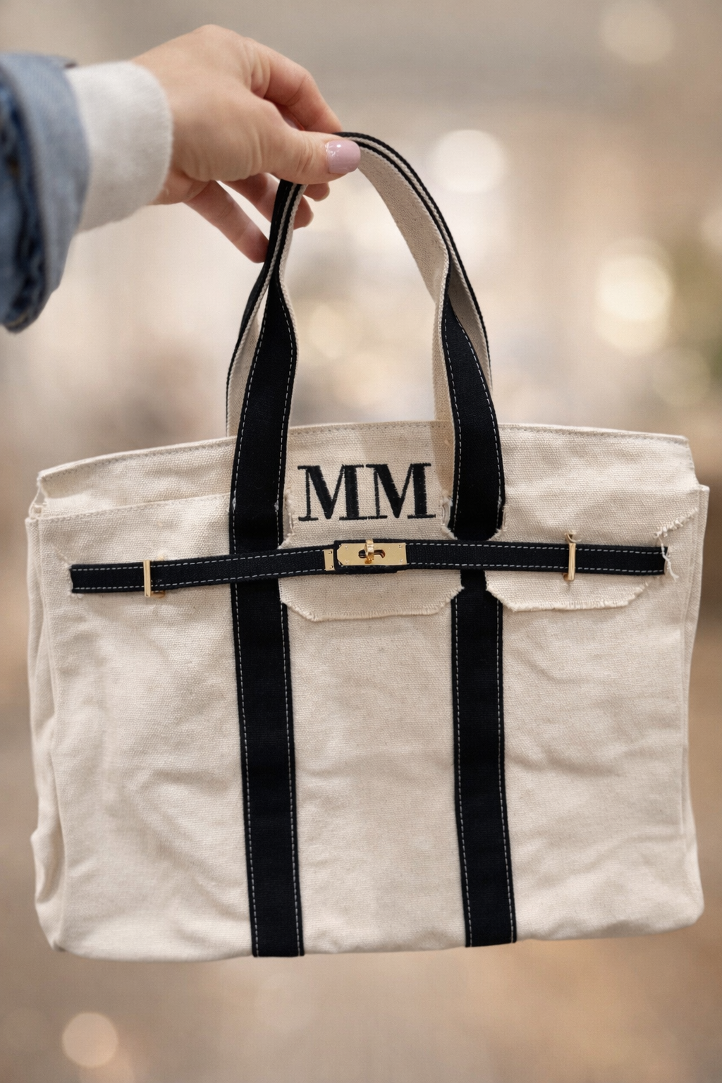 Monogrammed Boatkin Bag