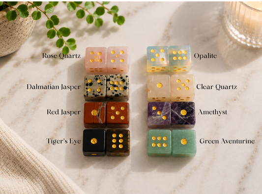 Genuine Crystal Dice (set of 2)