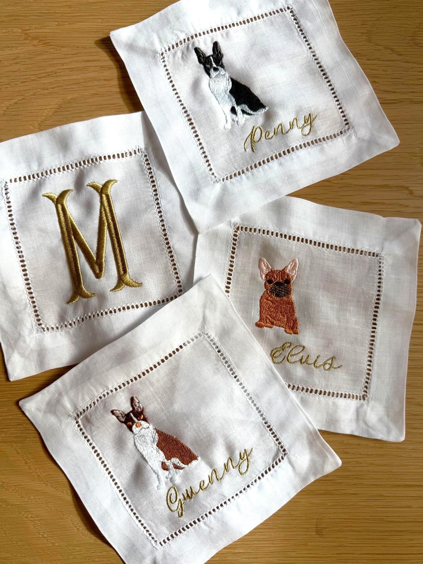Custom Dog or Cat Cocktail Napkins