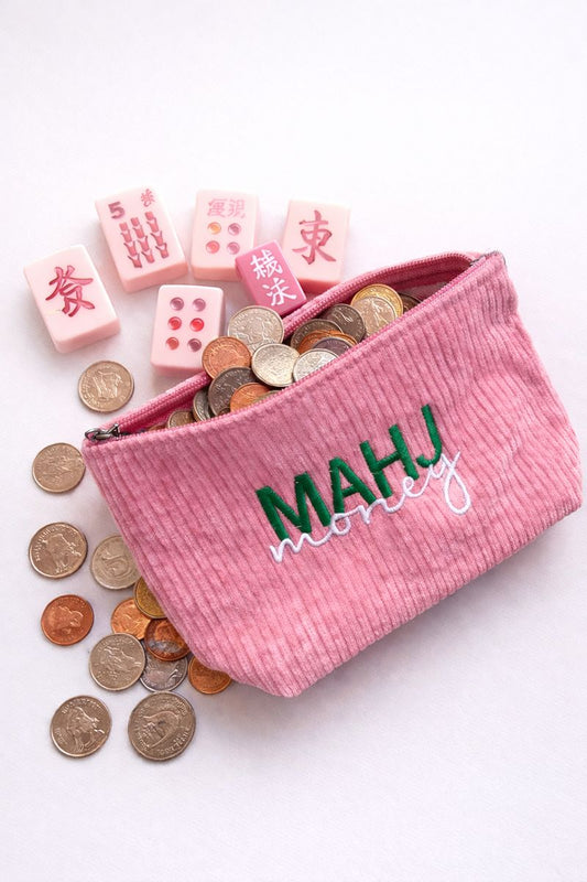 Mahj Money Zipper Pouch