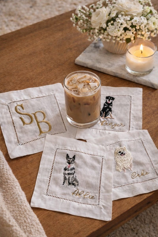 Custom Dog or Cat Cocktail Napkins