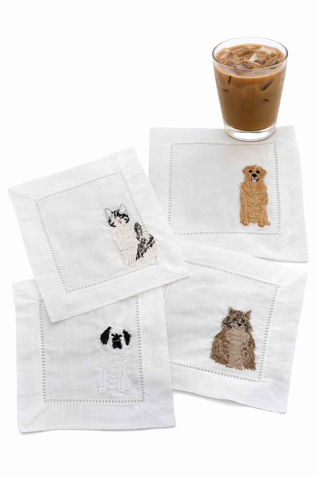 Custom Dog or Cat Cocktail Napkins