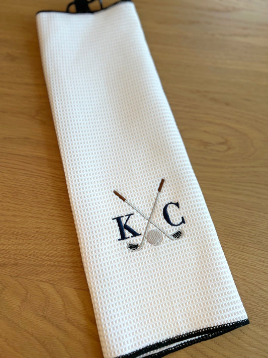 Monogrammed Golf Towel