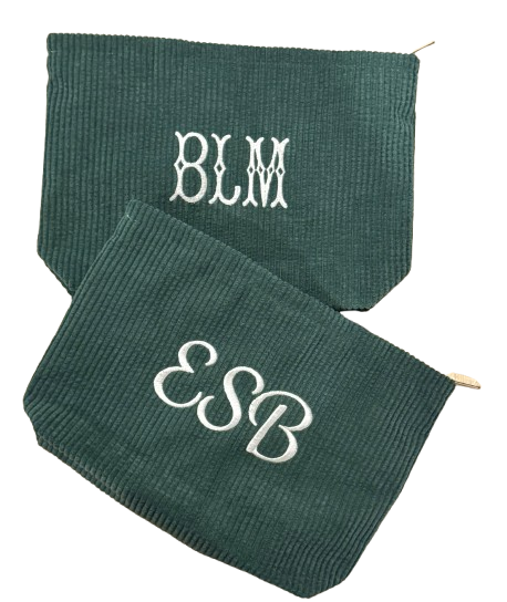 Mahjong Zipper Pouch - Monogram ADD ON
