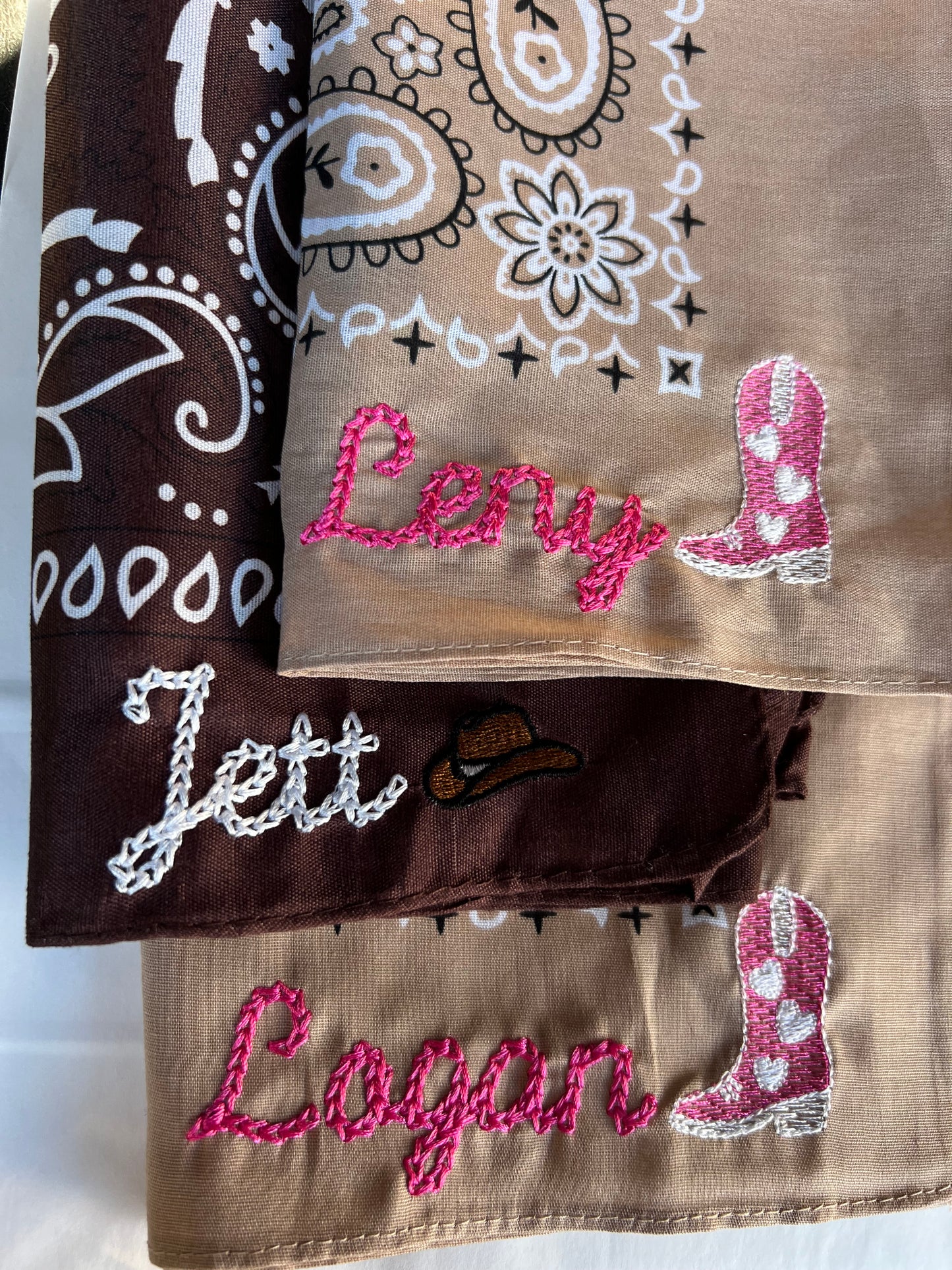 Custom Embroidered Bandana