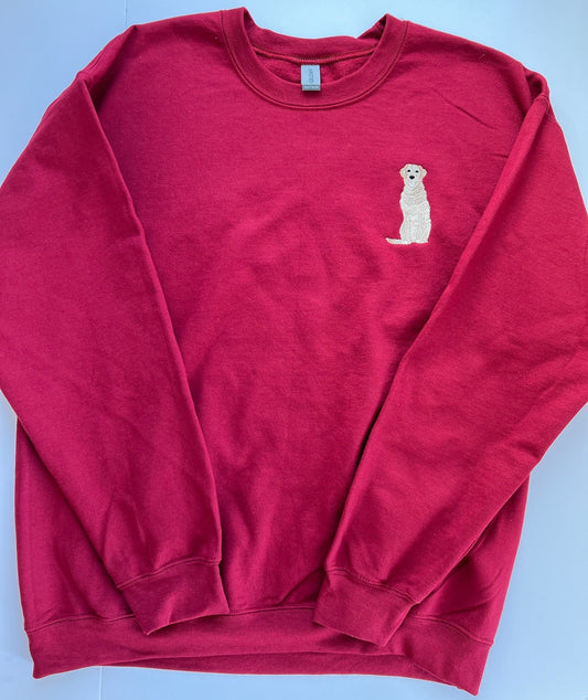 Custom Embroidered Dog Sweatshirt