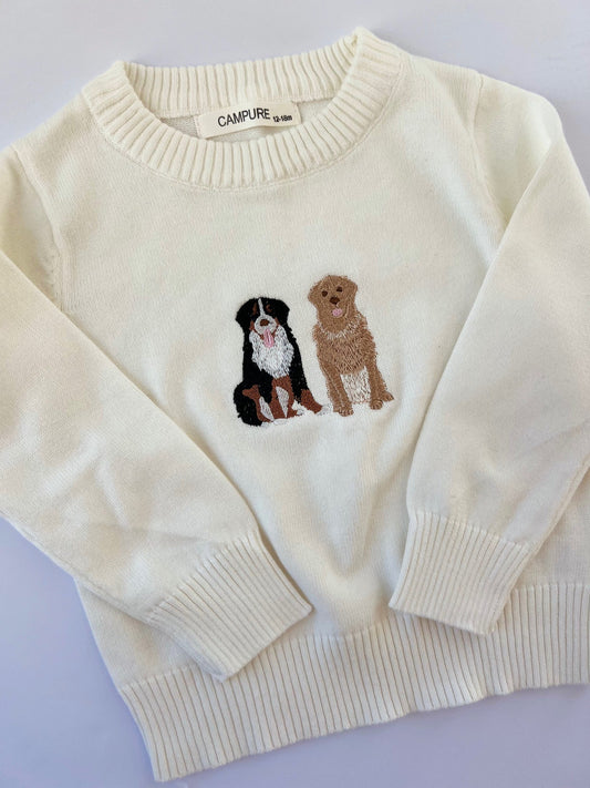 Custom Embroidered Dog Sweater
