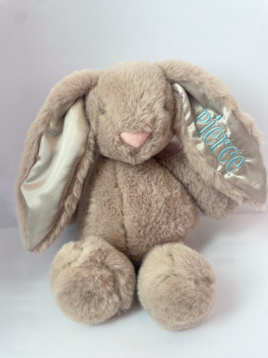 Rattle Plush Monogram Bunny