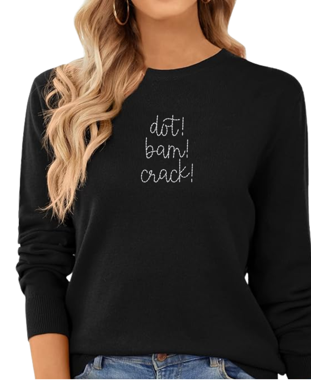 Mahjong Motif Sweater