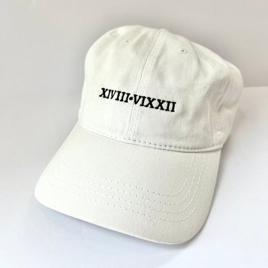 Roman Numerals Dad Cap