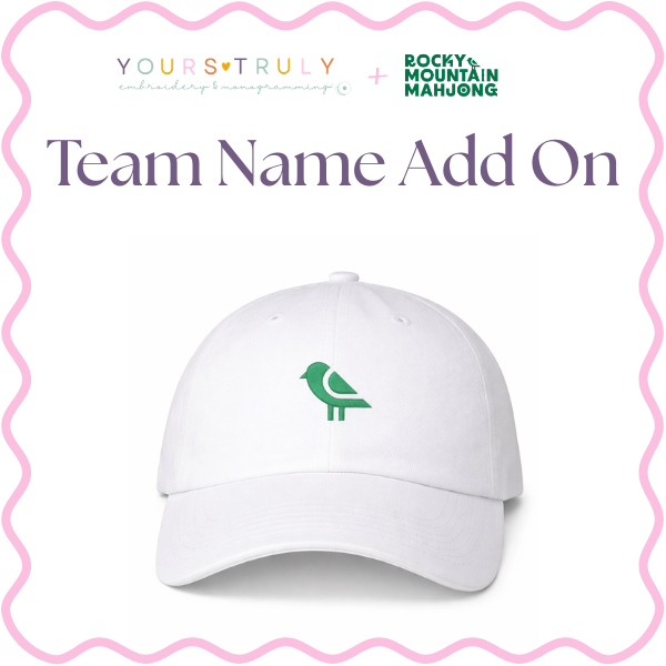 Team Name - Add on Hats